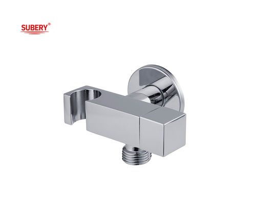 पीतल Shattaf धारक वाल्व हैंडल Bidet शॉवर स्प्रेयर धारक बाथरूम शौचालय क्रोम स्क्वायर OEM