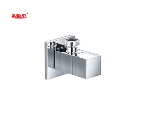 क्रोम त्रिभुज वाल्व G1/2&quot; थ्रेड OEM दीवार घुड़सवार