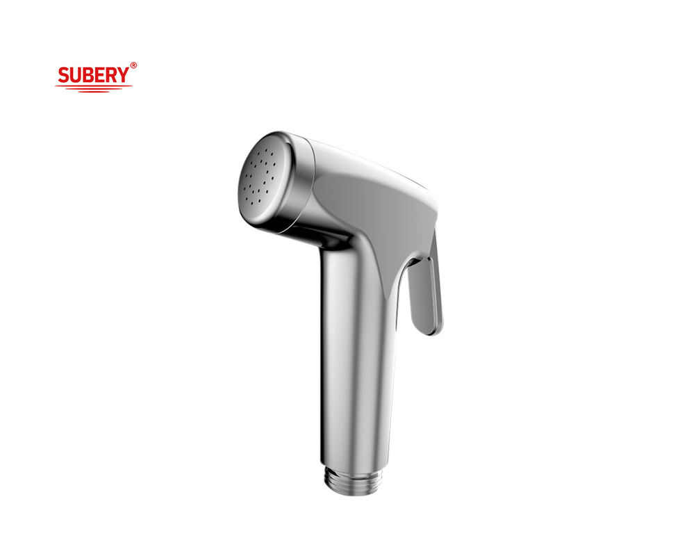 एबीएस प्लास्टिक Shattaf सेट हैंडल Bidet हैंडशावर शॉवर स्प्रेयर हेड हैंडल साफ बाथरूम शौचालय क्रोम OEM